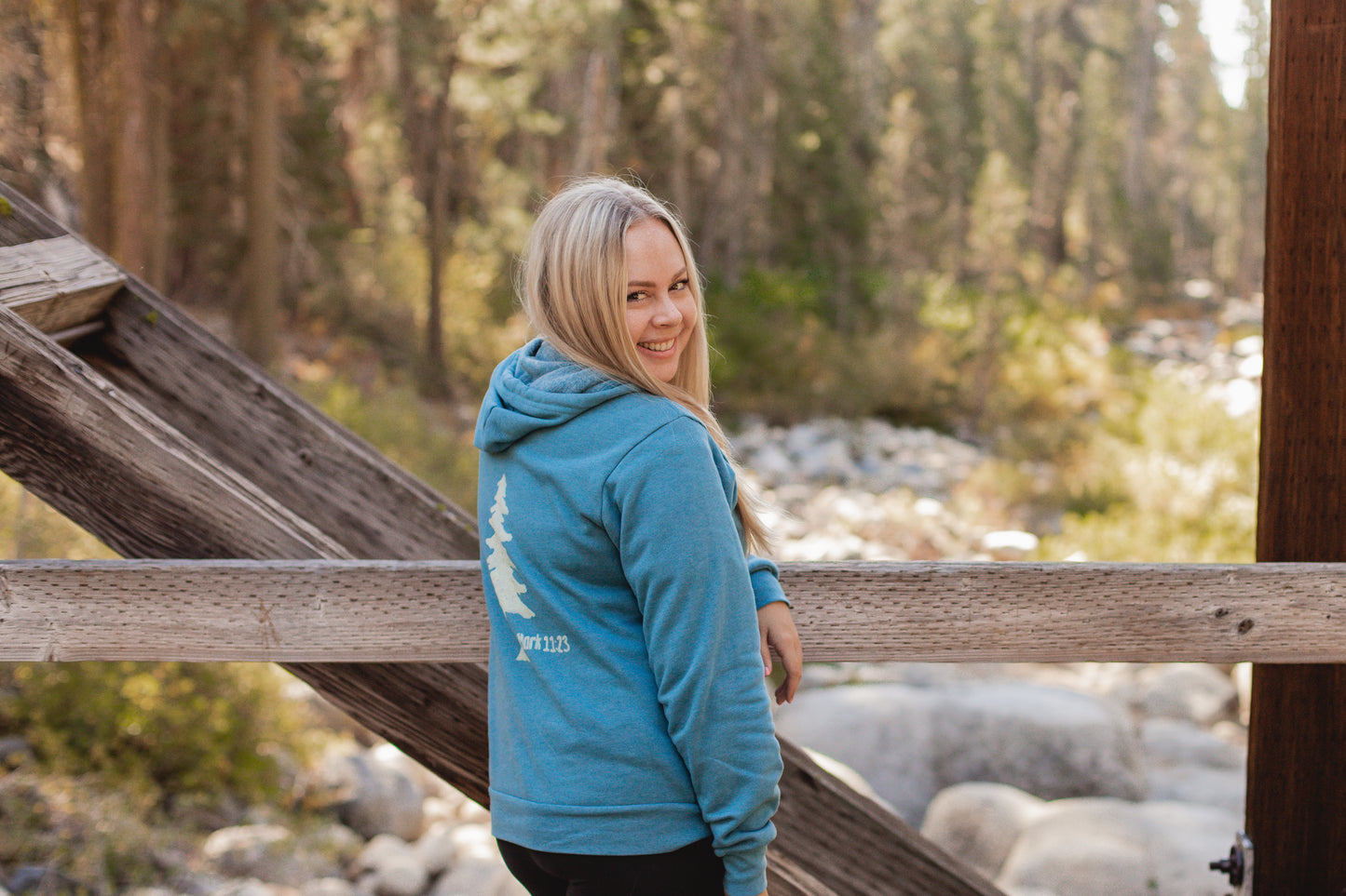 Single Tree with Verse Hoodie