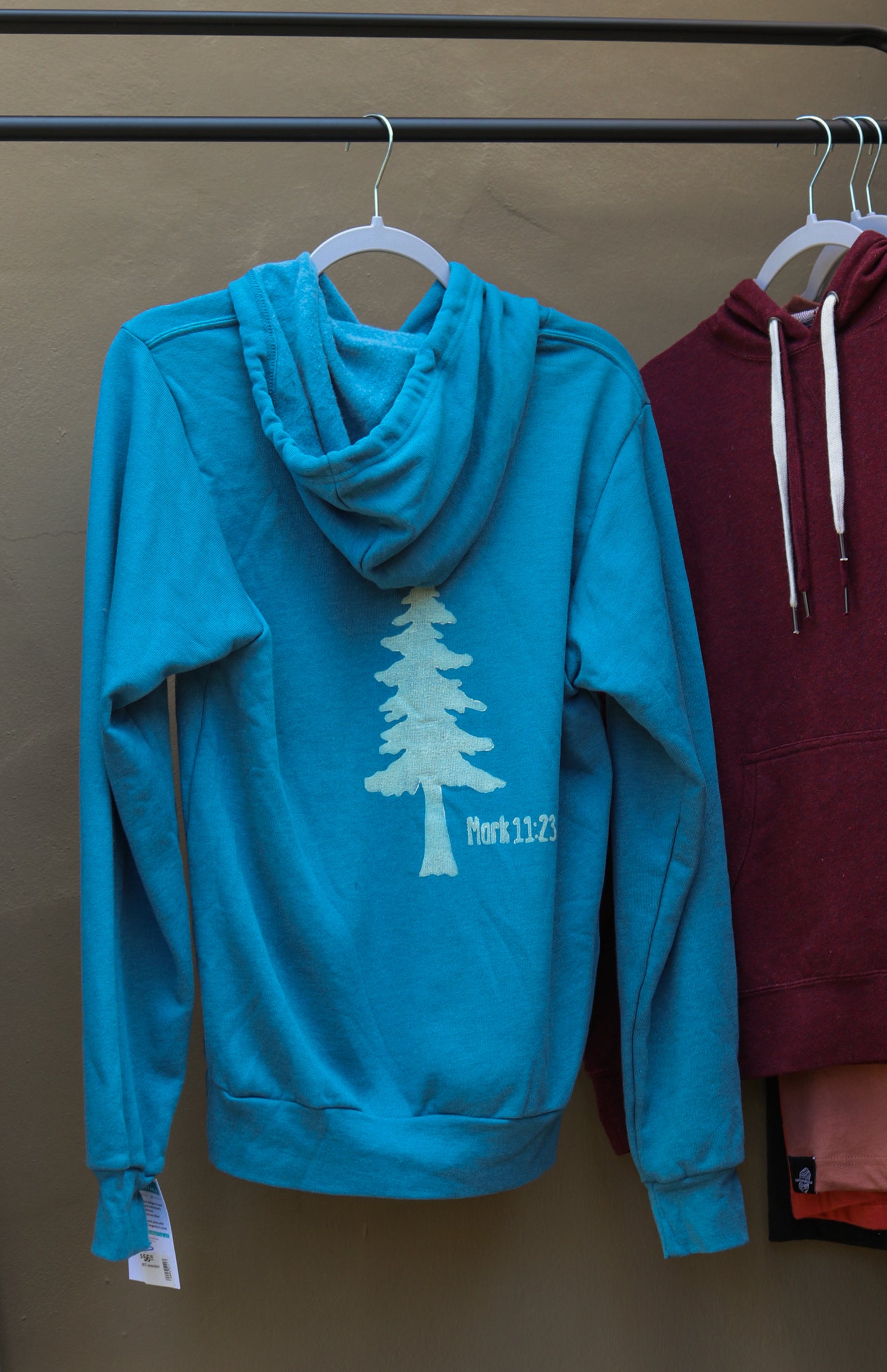 Single Tree with Verse Hoodie
